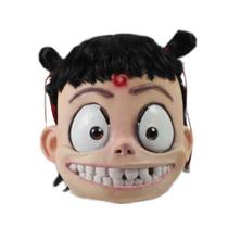 Máscara Ne Zhas, látex, capa facial, fantasia infantil, capuz de brincar
