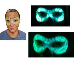 Máscara neon brilha no escuro Festas Rave Fantasia 2 a 4 horas - Lynx Produções artistica