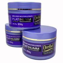 Máscara Neutralizante Desamareladora Platinumm 250gr - Ouribel