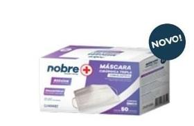 Máscara NOBRE Cirúrgica Tripla c/ Elástico c/ 50un