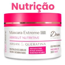 Mascara Nutrição Extreme Hair Dom Cosméticos 300g