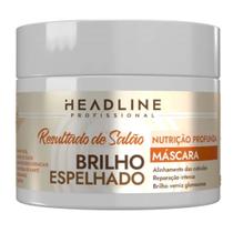 Máscara Nutrição Profunda Resultado de Salão Brilho Espelhado 300g Headline
