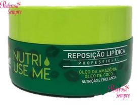 MÁSCARA NUTRIÇÃO USE ME REPOSIÇÃO LIPÍDICA ÓLEO COCO 300g