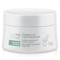 Máscara Nutritiva com Ômegas 3 e 6 e Pró-Vitamina B5 Amend Science 250g Máscara Nutritiva com Ômegas 3 e 6 e Pró-Vitamina B5 Amend Science 250g