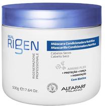 Máscara Nutritiva Real Rigen Alfaparf 500ml Nutre Regenera e Dá Brilho para Cabelos Normais ou Secos