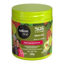 Mascara nutritiva sos cachos abacate salon line 500g - Salon Line Professional