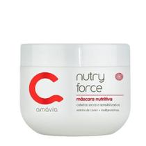 Máscara Nutry Force Amavia Nutritiva Extrato De Caviar Hair