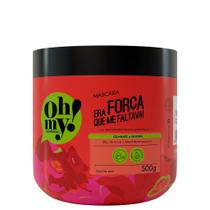 Máscara Oh My Era Força Que Me Faltava 500g Com Óleo de Rícino e Aminoácidos, Combate a Quebra e Reconstrói Máscara Oh My Era Força Que Me Faltava 500g Com Óleo de Rícino e Aminoácidos, Combate a Quebra e Reconstrói