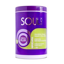 Máscara Ômega Plus 1Kg Soul Black Revitalizadora Pós Química