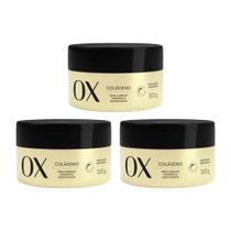 Mascara Ox 300G Colageno - Kit Com 3Un