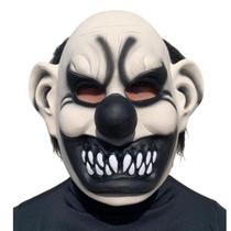 Máscara Palhaço Assustador Branca e Preta Halloween Carnaval Fantasia Teatro Terror Dia das Bruxas Zumbi Cosplay Máscara Palhaço Assustador Branca e Preta Halloween Carnaval Fantasia Teatro Terror Dia das Bruxas Zumbi Cosplay