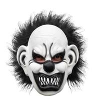 Máscara Palhaço Assustador Branca Preta Terror Halloween Festa Fantasia Carnaval Dia das Bruxas - Spook