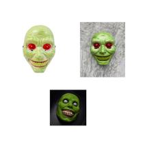 Máscara Palhaço Assustador Verde Olhos Vermelhos Halloween Máscara Palhaço Assustador Verde Olhos Vermelhos Halloween