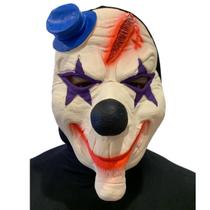 Máscara Palhaço com Chapéu Halloween Carnaval Fantasia Teatro Terror Assustador Dia das Bruxas Zumbi Cosplay Horror Mons
