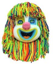 Máscara Palhaço,Fibra,Trenzinho da Alegria,Fantasia,Palhaçaria&Cia,LojaOficial