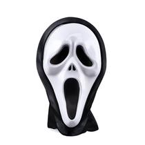 Máscara pânico com capuz festa fantasia hallowen carnaval
