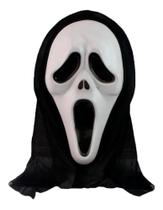 Máscara Pânico Com Capuz Halloween Para Festa Fantasia - D' Presentes Máscara Pânico Com Capuz Halloween Para Festa Fantasia - D' Presentes