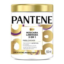 Máscara Pantene Liberada Para Cachos 3 em 1 550ml