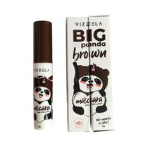 Máscara Para Cílios Big No Panda Brown Marrom Vizzela