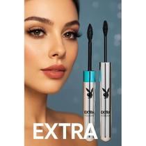 Máscara Para Cílios Playboy Techno Extra Volume 11ml que alongamento e volume