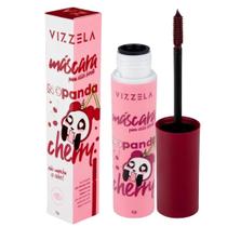 Máscara para Cílios Vizzela Bordô No Panda Cherry 5g