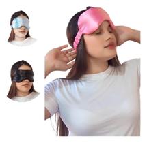 Mascara Para Dormir De Cetim/ Tapa Olho/ Mascara De Descanso