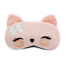 Máscara Para Dormir Gato com Laço Gel Térmico Reduz Olheiras Máscara Para Dormir Gato com Laço Gel Térmico Reduz Olheiras