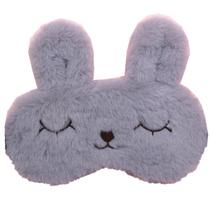 Máscara para dormir Grey Plush Rabbit Anime Super Soft 19x9cm Máscara para dormir Grey Plush Rabbit Anime Super Soft 19x9cm