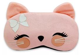 Mascara para dormir infantil com gel - Gatinha rosa Mascara para dormir infantil com gel - Gatinha rosa