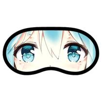 Máscara para dormir Miku Anime Super Soft Eye Cover preta Máscara para dormir Miku Anime Super Soft Eye Cover preta