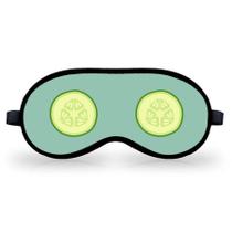 Máscara Para Dormir Tapa Olhos Venda Pepino