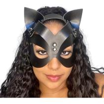 Mascara para Fantasia Mulher Gato Carnaval Halloween Bailes - Bella Essencial