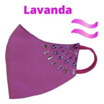 Máscara Para Festa Madrinha Noiva Casamento Bordada Pedrinha