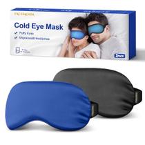Máscara para olhos frios FACEMOON Cooling Gel Ice Pack 2 unidades preta/azul