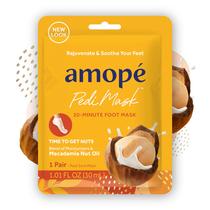 Máscara para os pés Amope Pedi Mask Óleo de Macadâmia 3 pares Máscara para os pés Amope Pedi Mask Óleo de Macadâmia 3 pares