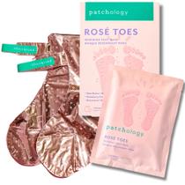 Máscara para pés Patchology Rosé Toes Hidratante Manteiga de Karité
