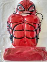 Máscara , peitoral e capa Spiderman