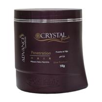 Máscara Penetration Hair Crystal Brush 1kg Gold Hair Advance Máscara Penetration Hair Crystal Brush 1kg Gold Hair Advance