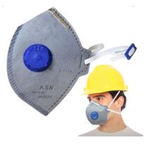 Mascara PFF2 c/ Carvão Ativado p/ Poeira Névoa Gases Fumos
