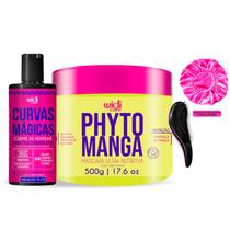 Máscara Phyto Manga Widi Care + Curvas Mágicas +Escova/Touca