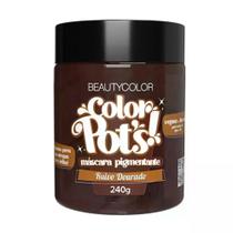 Máscara Pigmentante Ruivo Dourado Color Pot's Beauty Color 240G