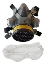 Máscara Pintura Carvão Ativado Filtro Vo Ga + Óculos Rino Máscara Pintura Carvão Ativado Filtro Vo Ga + Óculos Rino