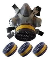 Máscara Pintura Carvão Ativado Vo Ga + 3 Filtros Mastt Máscara Pintura Carvão Ativado Vo Ga + 3 Filtros Mastt