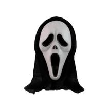 Máscara Plástica Halloween Pânico com Capuz Toymaster Máscara Plástica Halloween Pânico com Capuz Toymaster