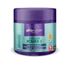 Máscara Power 5 Afro Nature Crespos e Cacheados 500 g