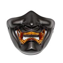 Máscara Prajna Resin Half Face Cosplay, adereços de fantasia para H