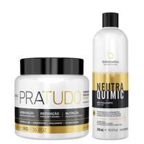 Máscara Pratudo 1Kg + Neutraquimic Neutralizante de PH 500ml Máscara Pratudo 1Kg + Neutraquimic Neutralizante de PH 500ml