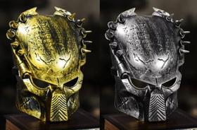 Máscara Predador Kit 2 unidades 1 Prata e 1 Dourado