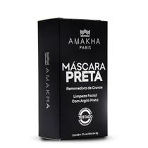 Mascara Preta - 10 Unid. 8G Tira Cravos Amkha Caixa Fechada - Amakha Paris