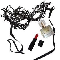 Mascara Preta Acessório Para Lingerie ou Fantasia Mascara Preta Acessório Para Lingerie ou Fantasia
